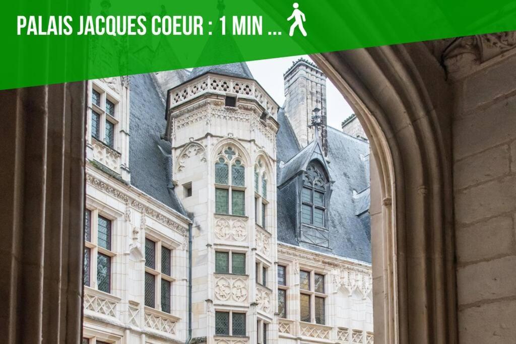 Les Quatre Piliers - 1 Min Palais Jacques Coeur Apartment Bourges Exterior photo